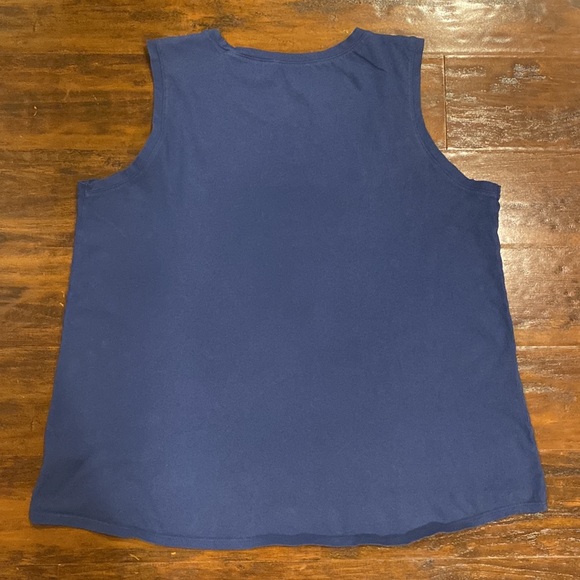 Life is Good Navy Women’s Tank “Life is Good Seas the Day” Sz Large - Picture 4 of 4